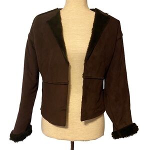 Banana‎ Republic vegan shearling jacket size small